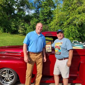 Glenn Jacobs Instagram - The winner of this year's 2024 Annual Street Rod Nationals South @visitknoxville Award is Mr. Ron Arnold and his gorgeous maroon 1948 Ford F-150.