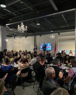 Glenn Jacobs Instagram - Great to be at the Roane County Reagan Day Dinner this past weekend! Conservatives across the state are ready to get Trump back in office! 🇺🇸