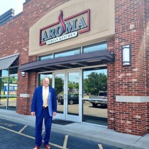 Glenn Jacobs Instagram - Great Eat & Greet today at Aroma Indian Kitchen!