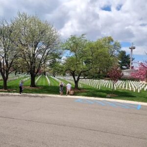 Glenn Jacobs Instagram - Stop number 2: Arlington National Cemetery, and the changing of the guard and wreath laying ceremony at the Tomb of the Unknown Soldier.