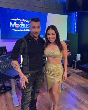 Gloria Garayua Instagram - Congratulations to David on opening up his own music studio @mixbustv . 
.
Bella @bellakellyofficial his gorgeous fiancé, was my former acting student. Now she’s a beautiful singer, and since she’s all grown up, so we can finally party together! 😆 
.
Thank you @thenaughtygirlshop for outfitting me for this occasion!!
.
#GloriaGarayua #GloriaGarayuaactress
#latinaactress