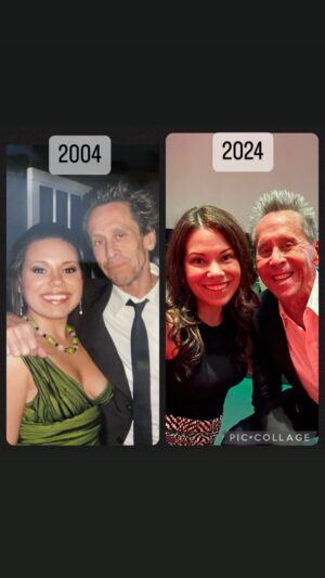 Gloria Garayua Instagram - 20 years ago @realronhoward and his business partner @brian.grazer at @imagineentertainment gave me my first Hollywood job as “Blanca” in #FunWithDickAndJane . 
.
This week I had the chance to see them at a screening of Jim Henson’s new documentary #Ideaman directed by Ron Howard, playing at the Academy of Motion Pictures in Los Angeles @aompass . 
.
Afterwards, Brian looked right at me! He remembered me!! He graciously took a photo with me. Ron Howard was distracted. You owe me a 20 year anniversary photo Ron!! 😆
.
Great night! 
.
#GloriaGarayua #GloriaGarayuaActress #GloriaGarayuaLatinaActress #GloriaGarayuaTvAcademyMember #GloriaGarayuaIosAngeles