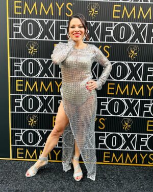 Gloria Garayua Instagram - Last night was my FIRST EMMYS and it was beautiful. I had a lovely time and can’t wait until I am nominated one very close day!!!! 
.
There was a crew of us friends from the TV Academy and boy do we clean up good! 😂 
.
I tried for the very first time @glamsquad. Can I just say how incredibly amazing it was to finally NOT stress about getting my hair and make up done for an event? I’m sticking with @glamsquad. 
.
Get ready for your event with @glamsquad !
.
Enter codes GLORIA for $25 off your first Glamsquad appointment.
Enter code GLORIA15 for $15 off your next Glamsquad appointment.
.
Lots of love to my friends who rocked last night:
@brentjeremih @therealronrogge @mrdannyarroyo @kimestes0103 @katelinderyr @meredithactress @ylenia.castillo #skysterling @cesard_____ 
.
Thank you for dressing me with this beautiful silver and sexy dress @thenaughtygirlshop and @siennasinclairestudios and @biancamalinowski and always making look so good out there!! 🩶🩶🩶
.
Dress by: @thenaughtygirlshop 
H/MU: @glamsquad 
MU: @madisonrosekmua 
H: @becsdabest 
.
#TV AcademyMember #GloriaGarayuaTVAcademyMember #GloriaGarayuaActress #GloriaGarayua #GloriaGarayuaActingCoach #GloriaGarayuaLatinaActress #GloriaGarayuaCelebrity