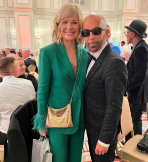 Glynis Barber Instagram - Making new friends and hanging with old ones at @backontrackcharity ball. 
@dr.aamerkhan @karasmith11 @djmunro #chelseapensioners #veterans #dancingwithheroes