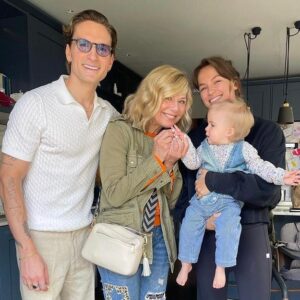 Glynis Barber Instagram - When 2 beautiful people (inside and out) make the perfect baby. 

My godson @proudlock and gorgeous wife @emmalouiseconnolly and bonny Bonnie! #godson # babyheaven