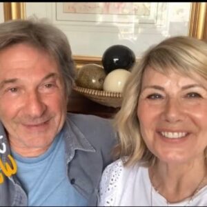 Glynis Barber Instagram - I’ve just made Michael try out some products and do a video for my Ageless by Glynis Barber site. 
He point blank refused to try the moisturiser 😂
You can see the result on @agelessbyglynisbarber 

If you’re interested in my health and beauty tips, I hope you’ll give me a follow there? 
#mensgrooming #beautytips #agelessbyglynisbarber