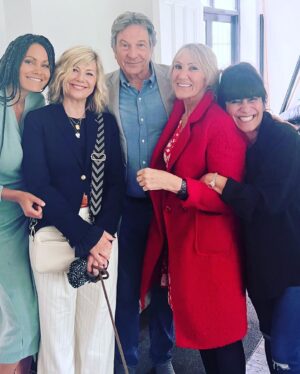 Glynis Barber Instagram - Coronation day shenanigans. Cake, champers and rain all day long. #coronation #kingcharles #britishweather