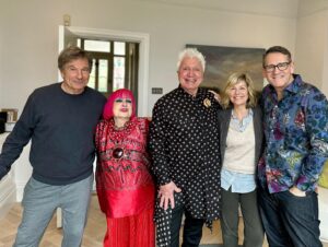 Glynis Barber Instagram - Sunday shenanigans at the ever busy household of @aldridgeuk with @zandra_rhodes_ and friends. #weekendvibes