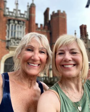 Glynis Barber Instagram - Absolutely amazing day with #ingridtarrant at Hampton Court Palace for @thequeensreadingroom festival! 
Fabulous talks from some of my favourite writers culminating with an evening chat with Judi Dench and Derek Jacobi! Absolutely wonderful and it was also attended by her majesty the queen (who started the Royal Reading Room). 
What a treat! #bookfestival #readingroom #hamptoncourtpalace