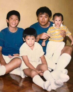 Godfrey Gao Instagram - Happy Fathers Day! 👨‍👦‍👦Thank you for raising us to be the gentlemen that we are today and providing for us throughout our childhood. #happyfathersday #highsocksgang