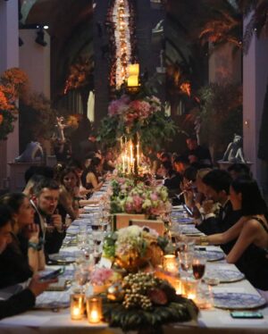 Godfrey Gao Instagram - 🎭Such a rare and special experience to attend dinner inside the Palace of Versailles. The combination of dreamy lights and shadows, giant mirror backdrops, exquisite cuisines, acrobat dancers, and opera singers, created such a unique environment. Blurring the boundaries between reality and illusion, I was completely immersed in the French charm of the 18th century. Thank you @remymartin for inviting me to such a beautiful night. #teamupforexcellence