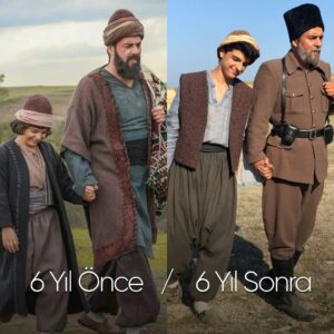 Gökhan Atalay Instagram - 26 Ağustos, "Tozkoparan 1071"
30 Ağustos "Tozkoparan Zafer"
İki özel gün, iki özel bölüm, bir çok özel insan.@kudretsabanci hocayla çalışmak ayrı güzel, İsmail efendi @arda.kalaycii ile 6 yıl sonra yeniden çalışmak ayrı. Eski dostlar, yeni dostlar, bizim çocuklar ve daha bir sürü şey 😘