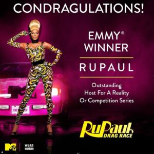 Goloka Bolte Instagram - And thats a wrap on the Creative Arts Emmys - we didn’t win for casting but still pinching myself that I get to do this job and be part of the Drag Race Magic! 

ConDRAGulations to the unstoppable @rupaulofficial who made herstory again winning an 8th consecutive Emmy for best host! One last category for @rupaulsdragrace in the live show next week!! 🏆

@adam_casting @redwine5 @iamfrankm @ethanpetersen.media 

#emmys