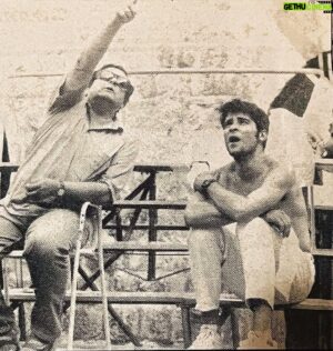 Goran Visnjic Instagram - Another cool, oldie find... Late 90's ...😱😉... #dubrovnik with my dear Jupa... on #lovrijenac fort... (old newspaper PHOTO...)
