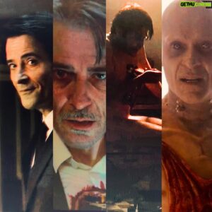 Goran Visnjic Instagram - Four stages of #Voight in #hellraiser 
It was an intense and insane ride for sure...😊
Wanted to say one big fat Thank you to @makeupbygalaxy and everyone else on makeup and special effects crew!
You guys were just awesome and you made a daily torture of putting that metal loom on and off fun and bearable...🙏🏻...(Not to mention battery changing...😂)
The last day of filming, the ascension, the Voight becoming one of the #cenobites was the toughest day of work I've ever had... but with a healthy dose of #davidbowie 😉 and a great team it went by quickly and smoothly...😊 So, Thank you!
And thank you @samomoma for the best shirt in universe...😉😊
### Streaming on @hulu ...💪💪💪
*
*
*

#horrormovies #horror #halloween #makeup #horrormakeup #specialeffectsmakeup