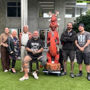 Gordon Toi Hatfield Instagram - Well,  back home now it’s been a pretty special time these past few weeks. What an honour to serve the school that gave me so much. I’m forever grateful to my mentors Henare Mahanga, Clive Fugill, James Rickard, and Jim Fergus for teaching me but moreover believing in me when I didn’t believe in myself as a young man. To my family @maakatepotoi @tokamapuna Chanel, my uncle and aunt who came to tautoko me thank you all for being there when it counts! To all the old boys that came to check us out and lift our spirits with their presence. Nga mihi. To @eraia and whanau thank you all for your manakitanga. To all 3 wananga Te Rito, Takapu, and Whakairo having the opportunity to bring us all together for this kaupapa could not be missed. I hope that this experience has bought you all a little closer as whanau. Finally to my boys that stood the ground with me during our 8 days of bringing my tupuna Kohuru Te Whata back to life, thank you all for trusting in the process and trusting me to guide us through. Here’s a few pics of our kaupapa wananga whakairo at Te Puia.