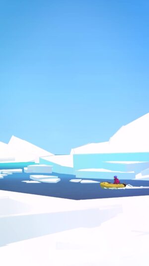 Goro Fujita Instagram - Polar Thrust - All the ice pieces are created out of one single piece, rotated and intersected. Always amazed how efficiently you can create in VR. Daily Quillustration painted and animated in VR using Quill.