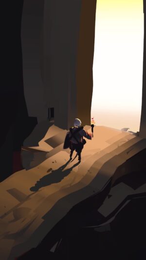 Goro Fujita Instagram - Glimmering Arch - Daily Quillustration painted and animated in VR using Quill.