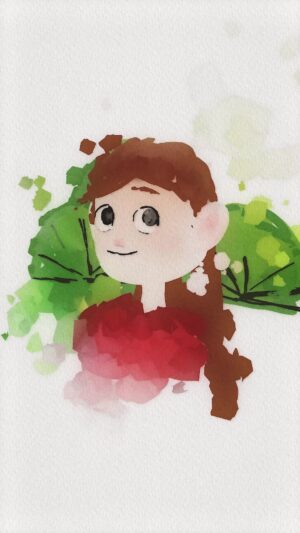 Goro Fujita Instagram - Watercolor Girl - Daily Quillustration painted and animated in VR using Quill, comped in Premiere.