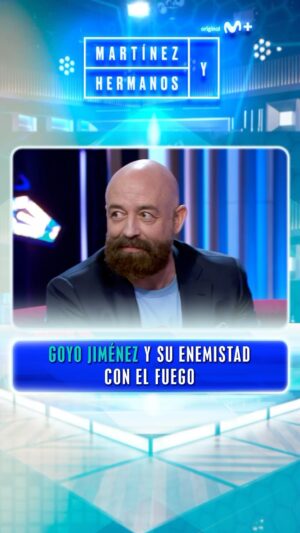 Goyo Jiménez Instagram - Herrrmano, @goyojimenez, creo que acabas de recrear el famoso ‘’No jueges con fuego’’. 🔥 Si nuestras abuelas nos lo decían era por algo… 😅
#MartínezyHermanos
