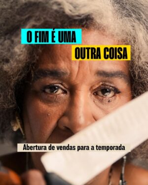 Grace Passô Instagram - Alimento para alma🔥

🎭O espetáculo "O fim é uma outra coisa" estreia no dia 9/3 e as vendas para a temporada começam hoje, dia 27/2, a partir das 17h.

🥘Com direção de Grace Passô e Gabriel Cândido, idealização e atuação de Zora Santos, a peça é uma reunião dos saberes ancestrais que permeiam a cozinha afro-mineira, com a vitalidade e o perigo de cada ingrediente, exaltando a história dos povos indígenas e negros do Brasil.

🔪O fim é uma outra coisa
De 9/3 a 7/4, quarta a sábado, 20h, domingo, 18h (Exceto 13 e 29/3)
14 anos
Ingressos disponíveis para venda online a partir de 27/2, 17h, e nas bilheterias a partir de 28/2, 17h.

👋 LIBRAS em 22, 23 e 24/3
🧏 Audiodescrição em 20 e 21/3

#PraTodesVerem Carrossel de seis cards, com imagem e texto, traz informações e fotos do espetáculo O fim é uma outra coisa. 

#Teatro #Culinaria #Cozinha #Africanidades #SescAvenidaPaulista #SescSP