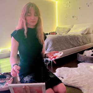 Gracie Friel Instagram - paint!