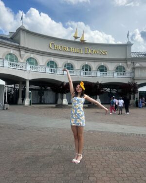 Gracie Whitton Instagram - Day at the Derby 🐎