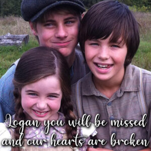Gracyn Shinyei Instagram - It is with the saddest of heart that I learned my When Calls The Heart brother Logan Williams passed away yesterday.  He was a fun, intelligent leader and sweet young man about to turn 17 this month. My family and I will miss him and our love and thoughts are with his family at this time. I love you “Logie Pierogi”.