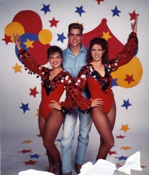 Gracyn Shinyei Instagram - An oldie of my mom on the right with Mark-Paul (Zack Morris) when they did Circus of the stars. Lol so awesome. Love you mom on BC family day. XOXO