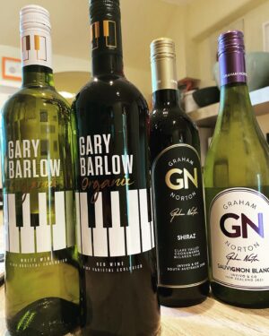 Graham Norton Instagram - The more the merrier!! Thanks @officialgarybarlow and welcome to wine world!!!! Is this an #AD? Sort of, so #AD #healthycompetition