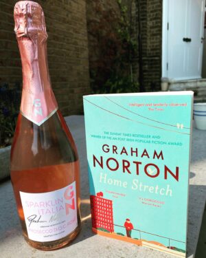 Graham Norton Instagram - The fruits of my labour! Rosé Prosecco available now - paperback edition of Home Stretch out on the 29th of April! Good day for Mail! #AD