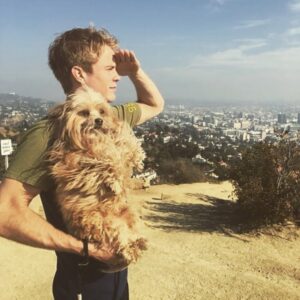 Graham Rogers Instagram - Just a manchild and his dog.