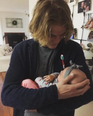 Graham Rogers Instagram - Just met my beautiful niece:)