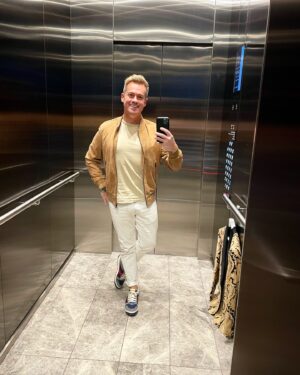 Grant Denyer Instagram - “I’m in a glass cage of emotion” - Ron Burgundy