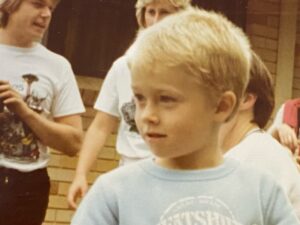 Grant Denyer Instagram - This is little Grant . A sweet kid that had very little confidence, lacked self worth, had abusive self-talk, didn’t think he had anything to offer & didn’t think he was capable of becoming much. 
Today, big Grant is very proud of little Grant. For not giving up, or giving in to that chronic self-doubt and crippling lack of belief in himself. 
Good boy. 
It’s hard to achieve good things when you don’t love yourself. I thought self-love was a bad, selfish, yucky indulgent thing. I now know you can’t truely love anyone or anything without loving yourself first . So be kind to little you. You were doing the best with what you had at the time. 
Love is the answer. The possibilities are endless. Be kind to yourself ❤️