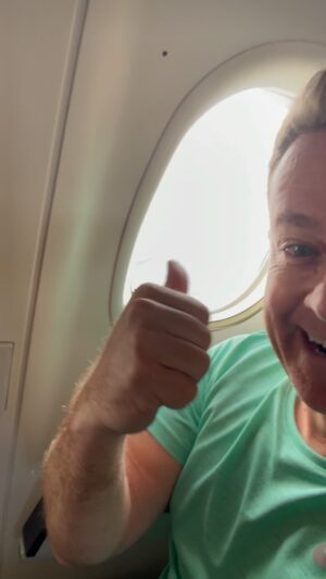 Grant Denyer Instagram - My fav thing ever is flying over our house on the way home from work to the girls. I let em know roughly when I’ll be overhead and it makes for one hell of a welcoming party. Makes those cuddles extra cuddlier when I get there 🥰