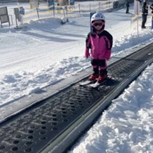 Grant Denyer Instagram - Little snow bunny Sunday in her element.