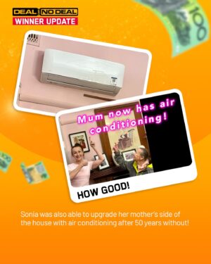 Grant Denyer Instagram - $75k goes a long way! 💸🤩

#DealOrNoDealAU 6.00 Weeknights on @channel10au and @10playau