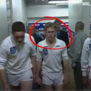Grant Denyer Instagram - How’s teenage Grant leading out the Blues & Maroons onto the MCG for #stateoforigin in 1995 😂 
Absolutely insane experience being chosen as a ball boy and being there for the last big all-in brawl in the sport. It was wild. 
You could feel the tension in the rooms with the players before the game and there were whispers of it kicking off early… and within 4 minutes of the 2nd game of the series , it just EXPLODED! it was huge. The sound of bodies on bodies was deafening 👊🏻 it was crazy! 
I did 3 State of Origins and 2 international tests over those few years and running out to 90,000 pumped up fans is a feeling I’ll never forget. 
I felt the sport to try out motor racing after this (which worked out pretty well) but these memories stayed with me for life. 
Acknowledge young kids, give them opportunities & it can really change lives. 

#blues #maroons #rugbyleague #league #state #of #origin #footy #game #ballboy