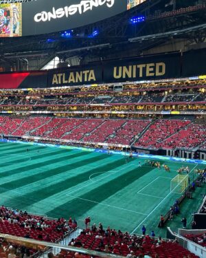 Grant Feely Instagram - I had a great time at the Atlanta United game. Even got to be on the Jumbotron
