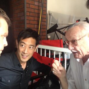 Grant Imahara Instagram - Had the incredible chance to be on @hamillhimself’s podcast at SDCC a few years ago along with @therealstanlee.(Talk about two pop culture icons!) Stan asked me to repeat the audience questions for him because his hearing wasn’t so great. He was a genuine delight. He had the same sparkle in his eye and youthful enthusiasm at every single con I’ve seen him at. You will be truly missed, Generalissimo! Excelsior, good sir. #RIPStanLee