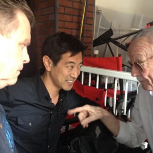 Grant Imahara Instagram - Had the incredible chance to be on @hamillhimself’s podcast at SDCC a few years ago along with @therealstanlee.(Talk about two pop culture icons!) Stan asked me to repeat the audience questions for him because his hearing wasn’t so great. He was a genuine delight. He had the same sparkle in his eye and youthful enthusiasm at every single con I’ve seen him at. You will be truly missed, Generalissimo! Excelsior, good sir. #RIPStanLee