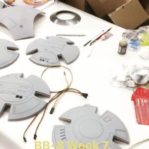 Grant Imahara Instagram - So many parts! Still so far to go. BB-8 is getting closer to being done.