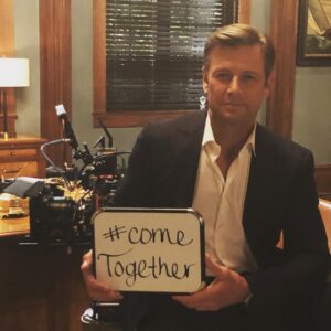 Grant Show Instagram - I’m joining @thepeopleorg to help find common ground. Let’s get together people. We can make a difference. Dynasty cast, let’s push this idea!  #cometogether #putasidethedivide