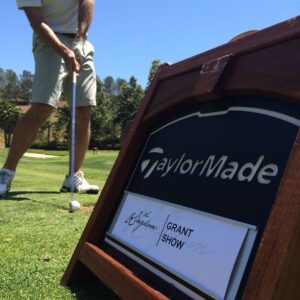 Grant Show Instagram - New set of clubs from @taylormadegolf Thanks Perry. #M1driver M2fairway #5witch #thekingdom #p770