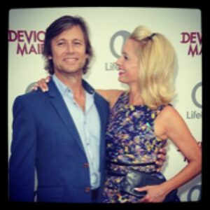 Grant Show Instagram - My better 1/2 @ladylanasa and me @DeviousMaidsNet premier party. Ain't she lovely?