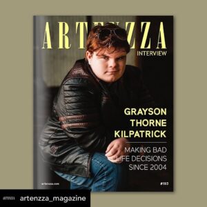 Grayson Thorne Kilpatrick Instagram - Check out my interview with @artenzza_magazine I am so very honored. Photo credit by @jstovallphotography set design by @delia.lindsey @stellaralchemysocialmedia @gtkprtalent