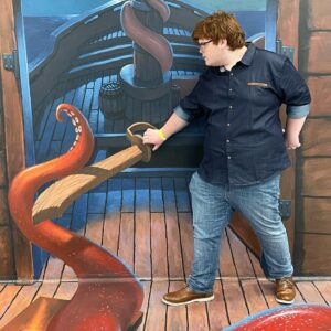 Grayson Thorne Kilpatrick Instagram - Huge thank you to @museumofillusions.usa museum of illusion in Hollywood for inviting me and my friends. It was amazing. If you have not been yet you have to go.