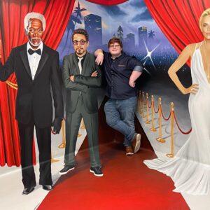 Grayson Thorne Kilpatrick Instagram - Huge thank you to @museumofillusions.usa museum of illusion in Hollywood for inviting me and my friends. It was amazing. If you have not been yet you have to go.