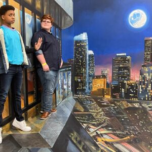 Grayson Thorne Kilpatrick Instagram - Huge thank you to @museumofillusions.usa museum of illusion in Hollywood for inviting me and my friends. It was amazing. If you have not been yet you have to go.